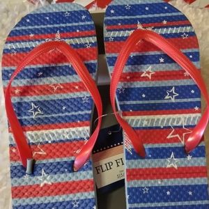Patriotic Flip Flops